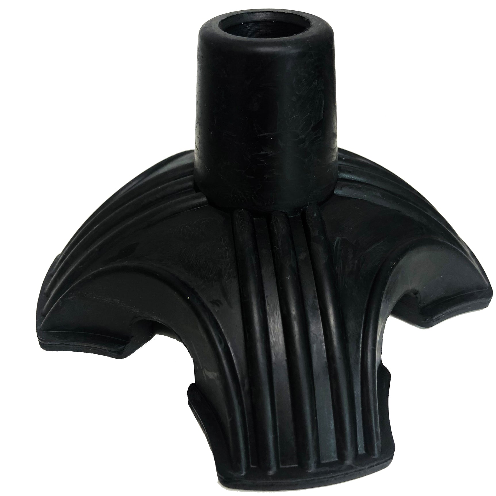 Deluxe Rubber Cane Tip - Black