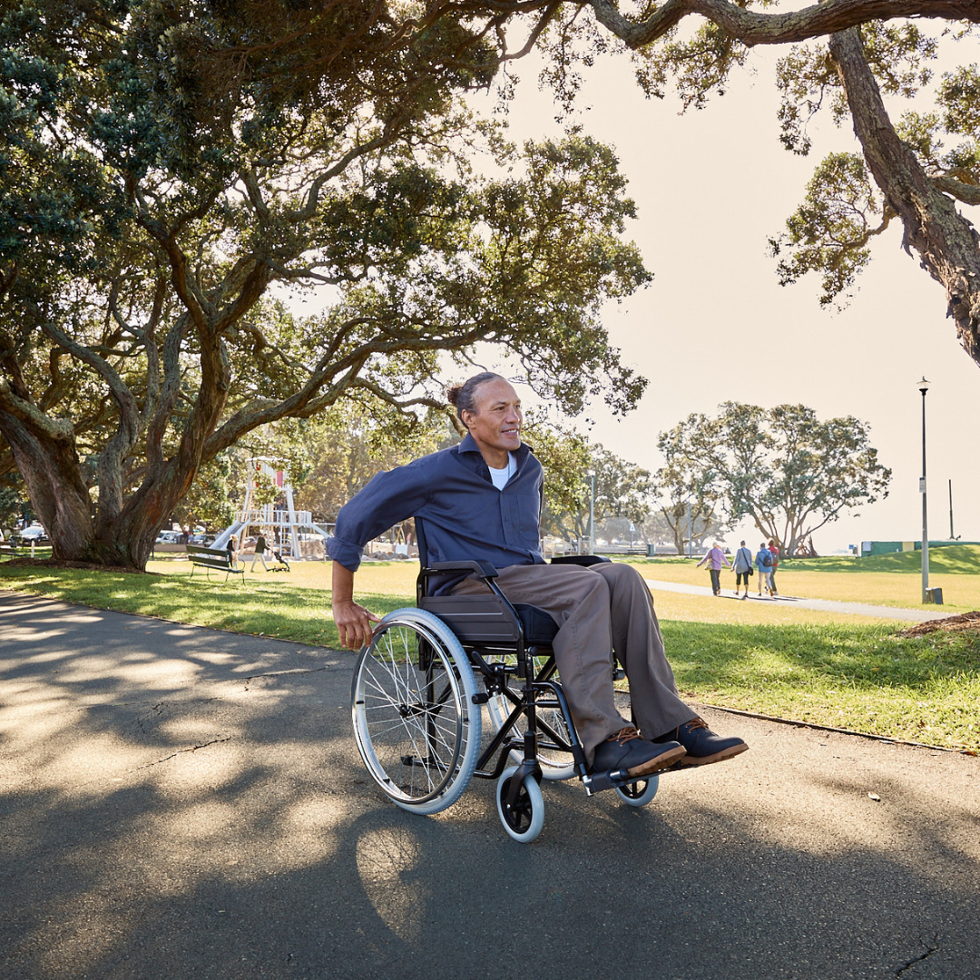 Self-Propelling Wheelchair