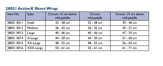 Allard Active X Knee Short Wrap