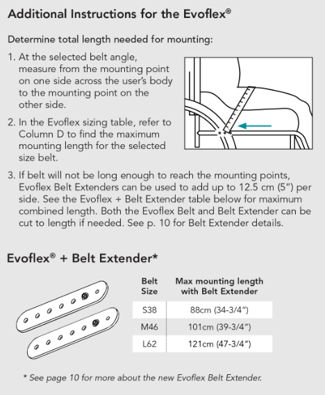 Bodypoint Evoflex Belt Extender (Pair)