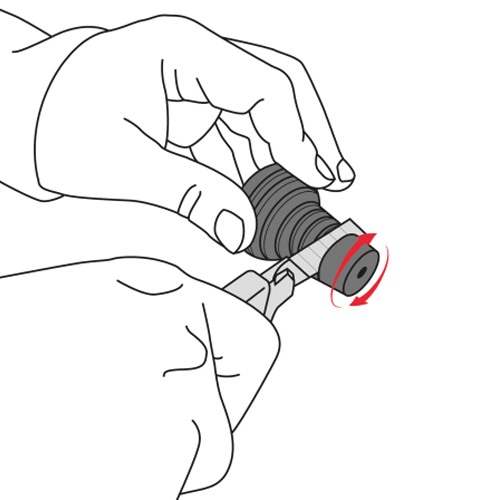 Bodypoint Mushroom Head Joystick Handle