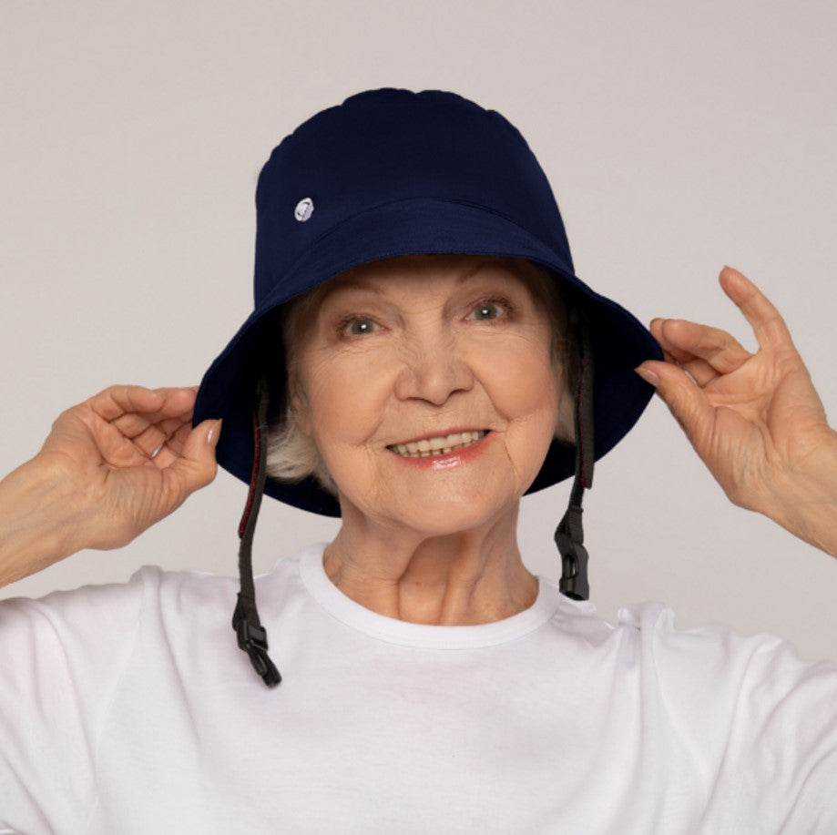 Ribcap Navy Blue Billie Hat