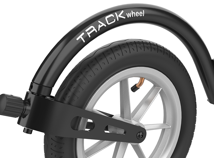 Double Arm Aluminum 12" Outdoor Track Wheel