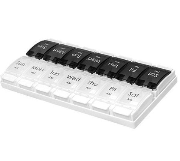 Push Button AM/PM 7 days Pill Dispenser