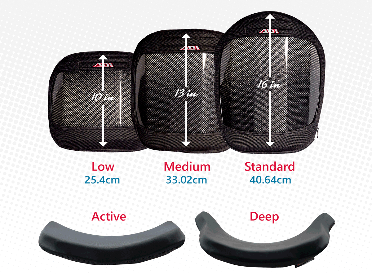 ADI Carbon Fibre Back