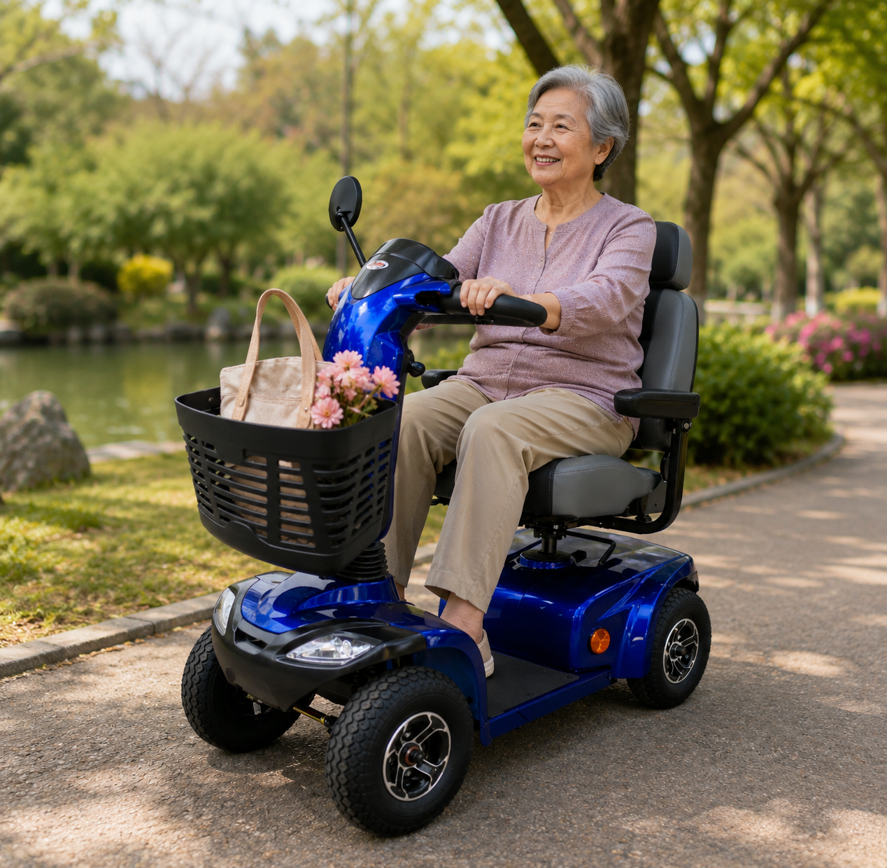 CTM HS-559 Mobility Scooter Black Tyres