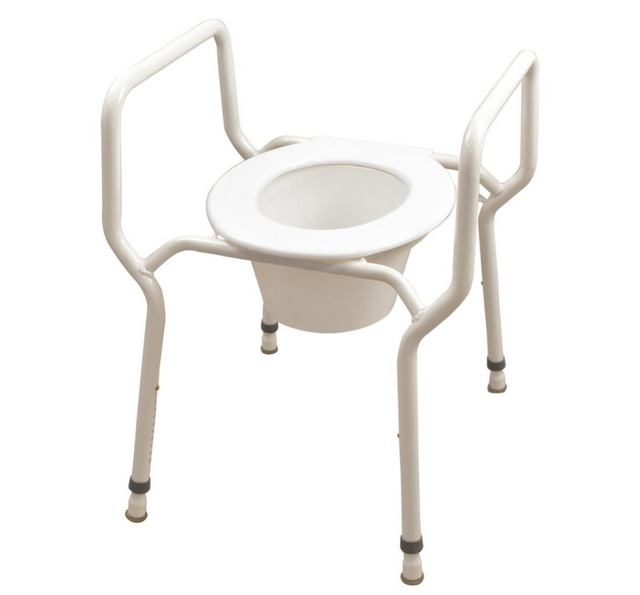 Heavy Duty Over Toilet Frame with Seat Flap