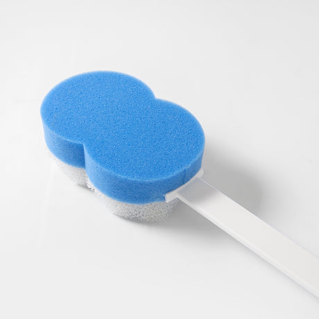 Long Handed Bath Sponge 2 in 1