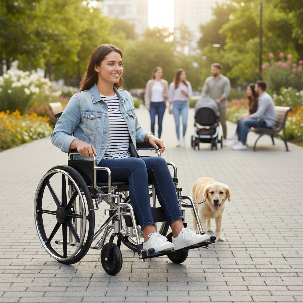 Self-Propelling Bariatric Wheelchair